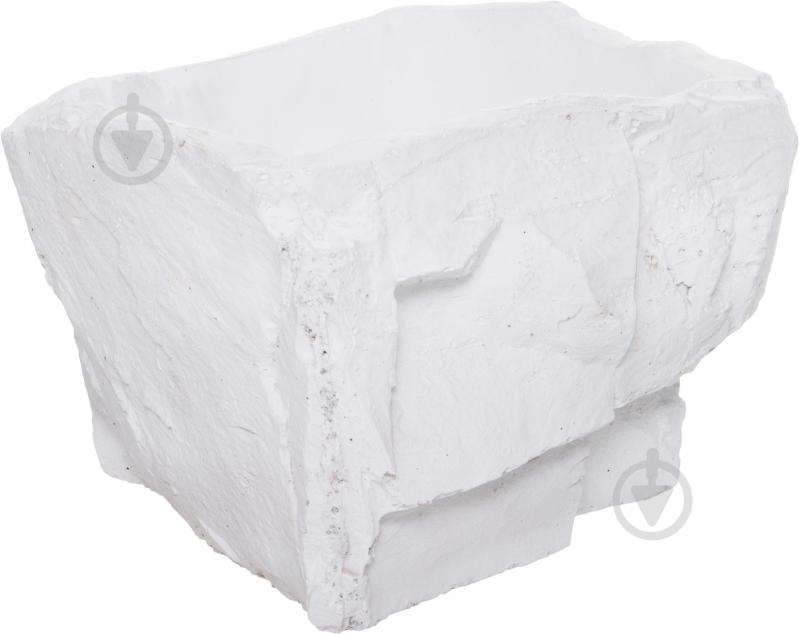 Кашпо декоративное Engard Онил фигурный 14,3 л белый (JHW-27) - фото 1