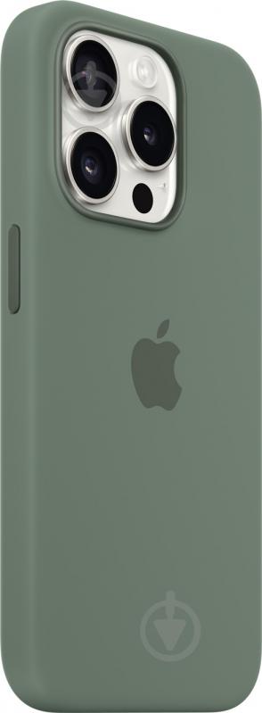 Чохол Apple Silicone Case with MagSafe для Apple iPhone 15 Pro cypress (MT1J3ZM/A) - фото 2