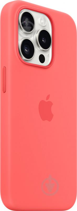 Чохол Apple Silicone Case with MagSafe для Apple iPhone 15 Pro guava (MT1G3ZM/A) - фото 2