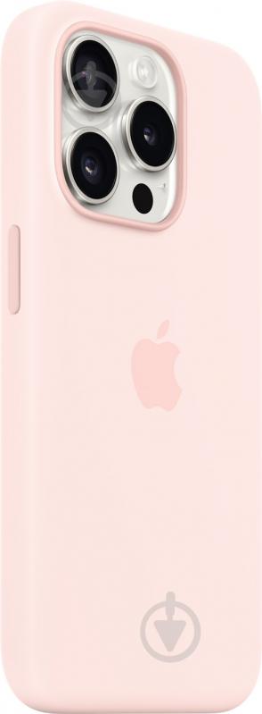 Чохол Apple Silicone Case with MagSafe для Apple iPhone 15 Pro light pink (MT1F3ZM/A) - фото 2