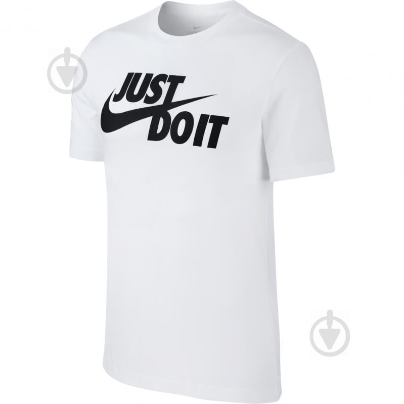 Футболка Nike M NSW TEE JUST DO IT SWOOSH AR5006-100 р.3XL белый - фото 1