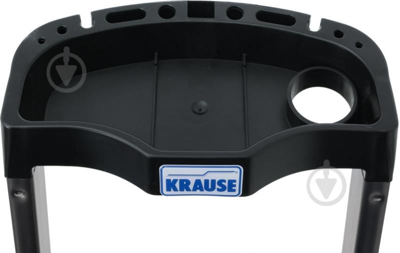 Лестница-стремянка Krause Securo 6 анодированная (126443) c органайзером - фото 5