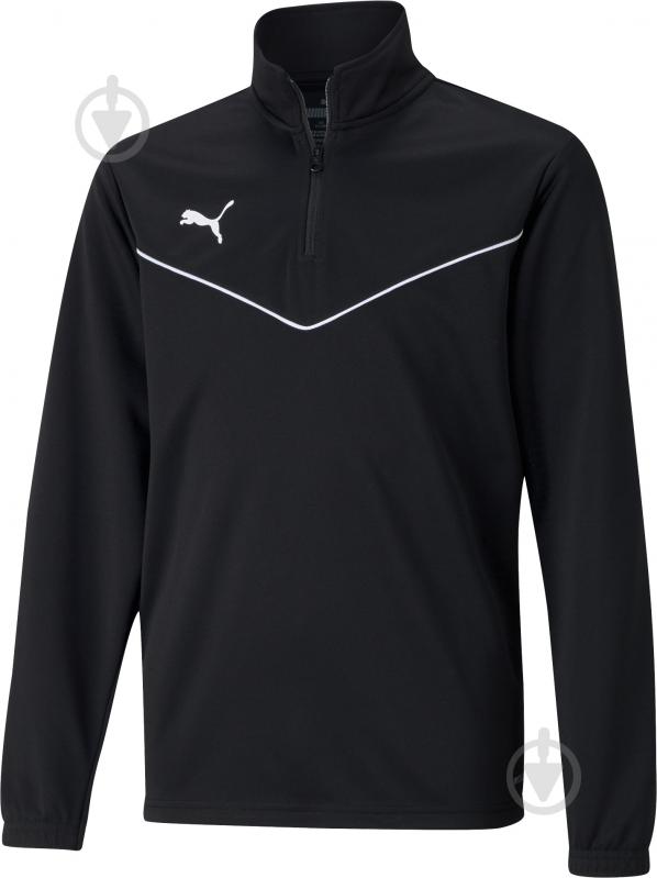 Джемпер Puma TEAMRISE 1/4 ZIP TOP JR 65739503 р.152 чорний - фото 1