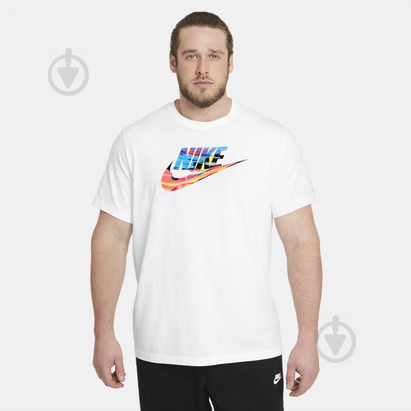 Футболка Nike M NSW TEE SPRING BREAK HBR DB6161-100 р.2XL белый - фото 5