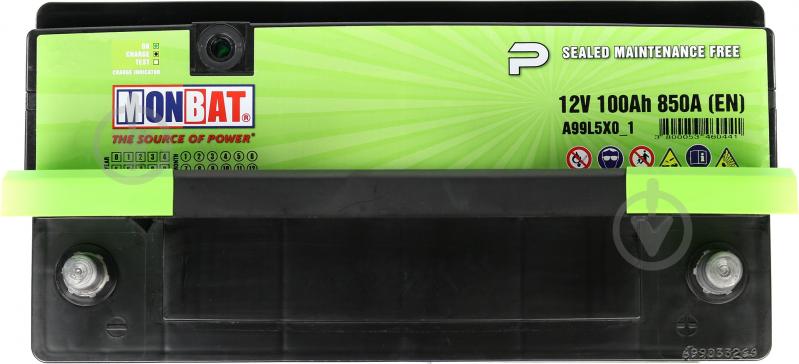 Аккумулятор автомобильный Monbat P 100Ah 850A 12V «+» справа - фото 3 Аккумулятор автомобильный Monbat P 100Ah 850A 12V «+» справа - фото 3
