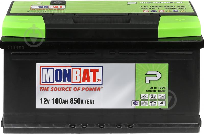 Аккумулятор автомобильный Monbat P 100Ah 850A 12V «+» справа - фото 2 Аккумулятор автомобильный Monbat P 100Ah 850A 12V «+» справа - фото 2