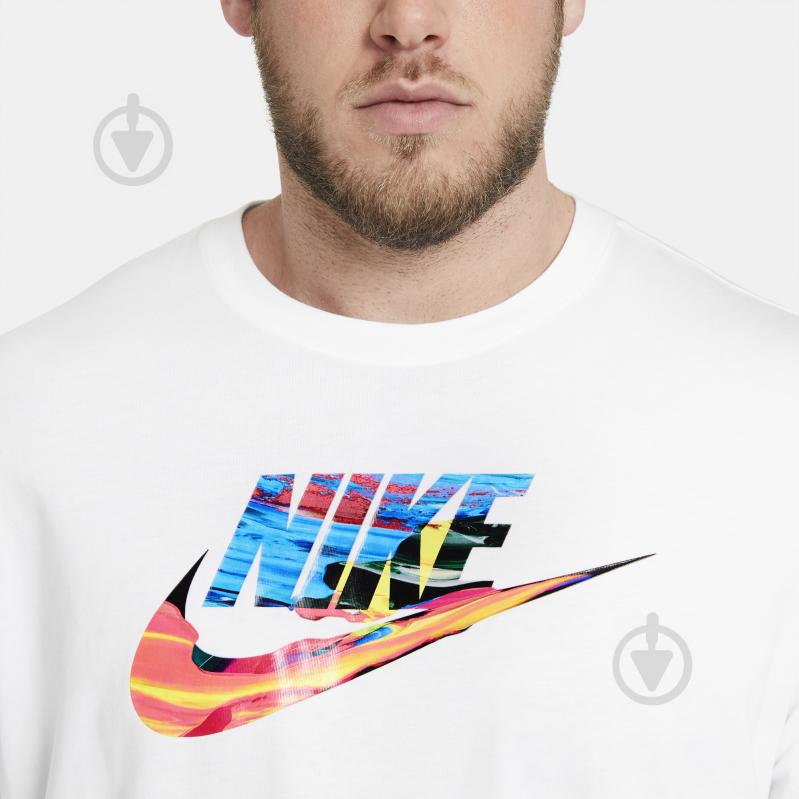 Футболка Nike M NSW TEE SPRING BREAK HBR DB6161-100 р.3XL белый - фото 7