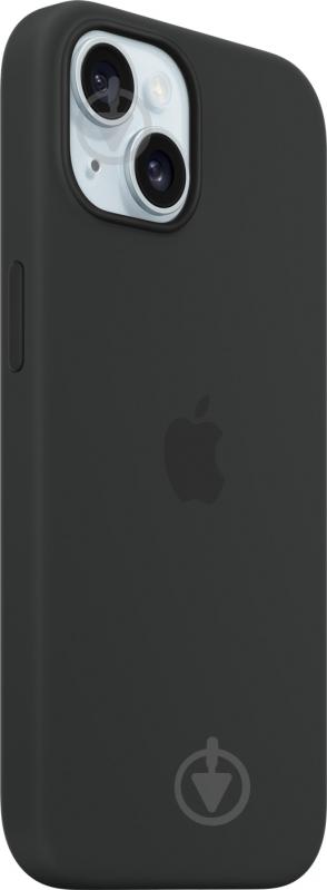 Чохол Apple Silicone Case with MagSafe для Apple iPhone 15 black (MT0J3ZM/A) - фото 2