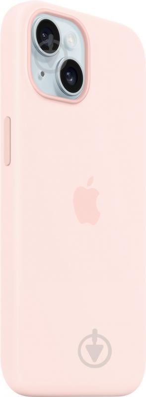 Чохол Apple Silicone Case with MagSafe для Apple iPhone 15 light pink (MT0U3ZM/A) - фото 2