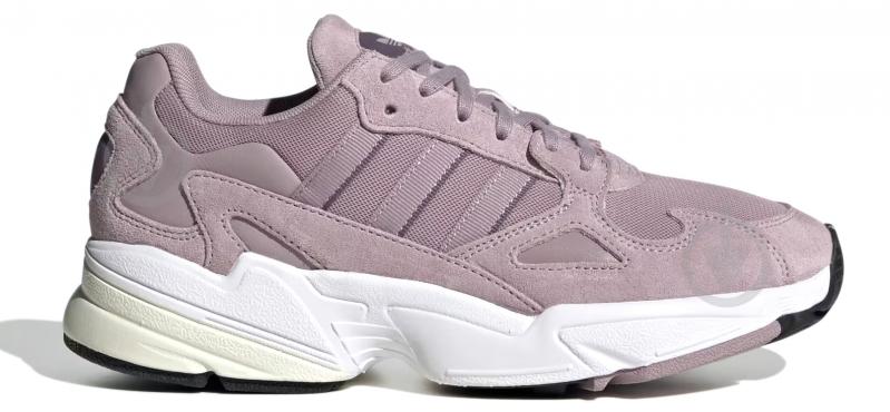 Adidas falcon blancas y rosas best sale