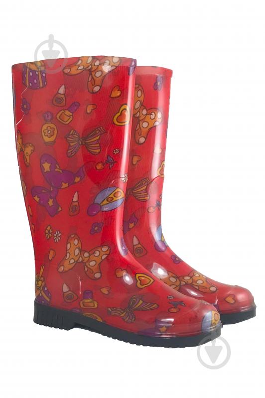 Сапоги Alisa Line женские Бантики р.38 А201 красный - фото 1 Сапоги Alisa Line женские Бантики р.38 А201 красный - фото 1