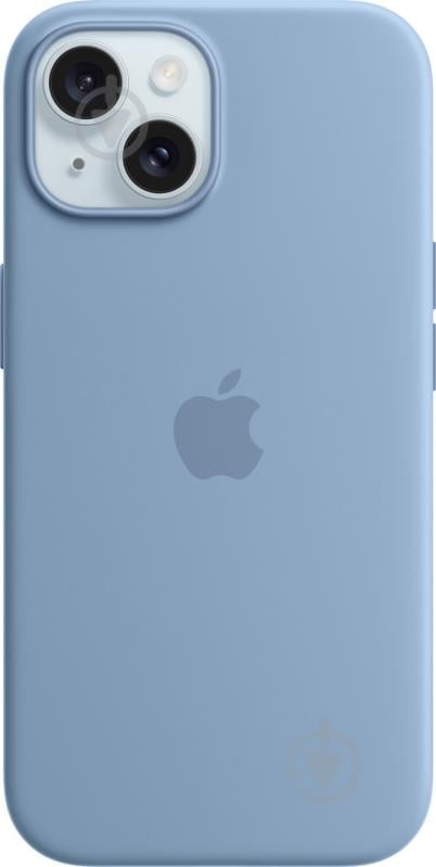 Чохол Apple Silicone Case with MagSafe для Apple iPhone 15 winter blue (MT0Y3ZM/A) - фото 1