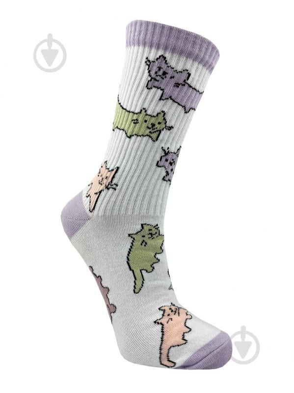 Носки женские Premier Socks Разноцветые коты р.23-25 - фото 1 Носки женские Premier Socks Разноцветые коты р.23-25 - фото 1