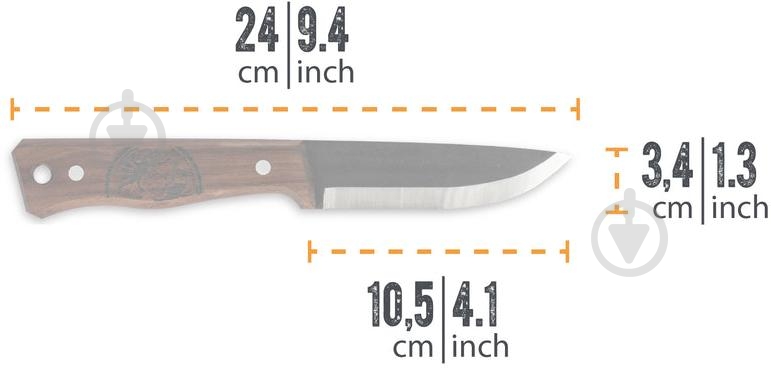 Нож Petromax Bushcraft 10,5 см buknife10 - фото 9