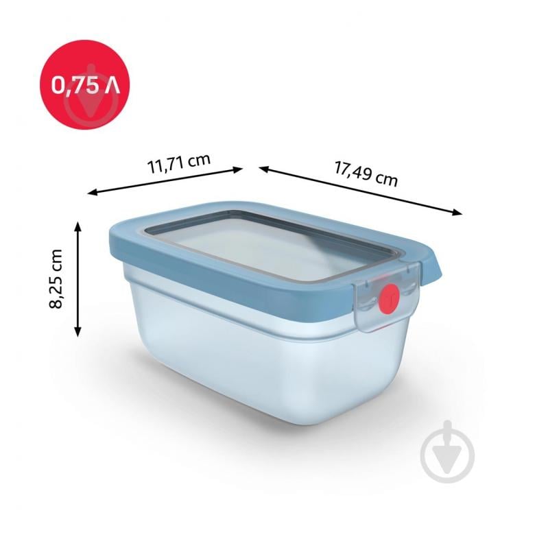 Контейнер із кришкою Tefal oneClick 0.75 л N1210410 - фото 9 Контейнер із кришкою Tefal oneClick 0.75 л N1210410 - фото 9