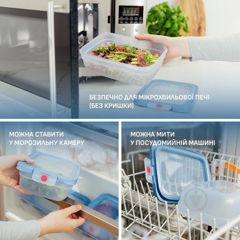 Контейнер із кришкою Tefal oneClick 1.2 л N1210710 - фото 7 Контейнер із кришкою Tefal oneClick 1.2 л N1210710 - фото 7