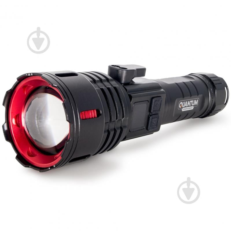 Ліхтар світлодіодний Quantum STREAM 4500mAh 10WLED zoom +3WCOB Type-C/Power Bank 1200 Lm [019] Black QM-FL1036 - фото 2
