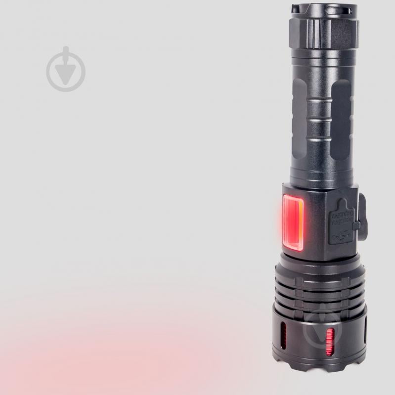 Ліхтар світлодіодний Quantum STREAM 4500mAh 10WLED zoom +3WCOB Type-C/Power Bank 1200 Lm [019] Black QM-FL1036 - фото 10