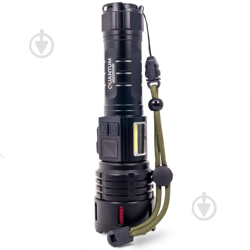 Ліхтар світлодіодний Quantum STREAM 4500mAh 10WLED zoom +3WCOB Type-C/Power Bank 1200 Lm [019] Black QM-FL1036 - фото 5