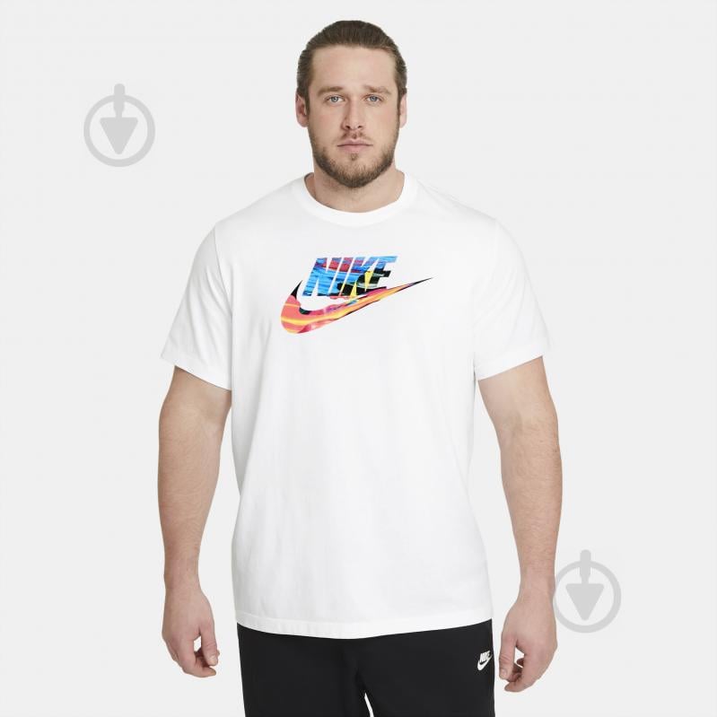 Футболка Nike M NSW TEE SPRING BREAK HBR DB6161-100 р.S белый - фото 5