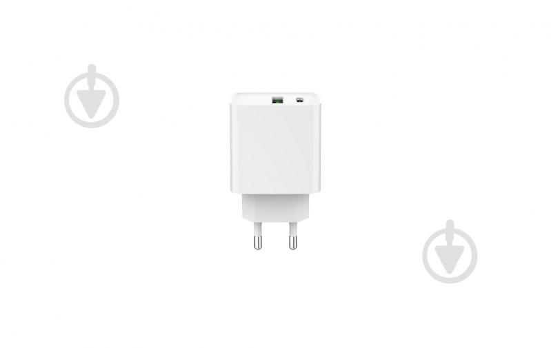 Сетевое зарядное устройство Gembird TA-UC-PDQC20-01-W, 1 USB-A + 1 Type-C (PD20Вт + QC3.0 18Вт) - фото 2