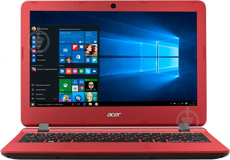 Ноутбук Acer Aspire ES1 ES1-132-C9QC 11.6" (NX.GHKEU.008) red - фото 1