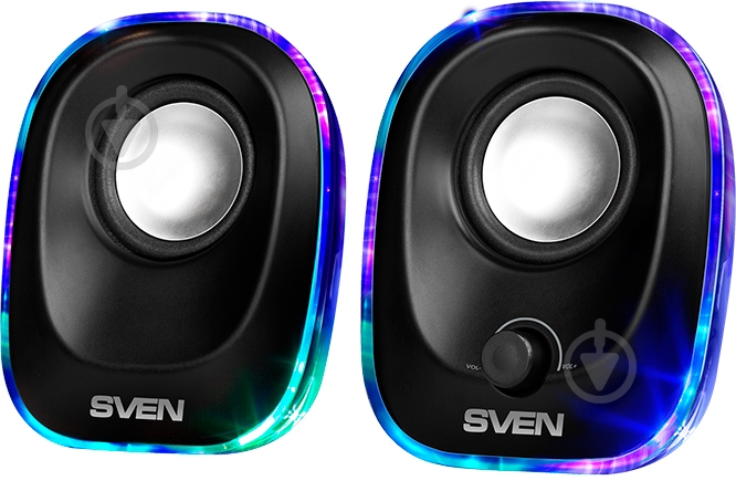Акустическая система Sven 330 2.0 black (410076) - фото 1