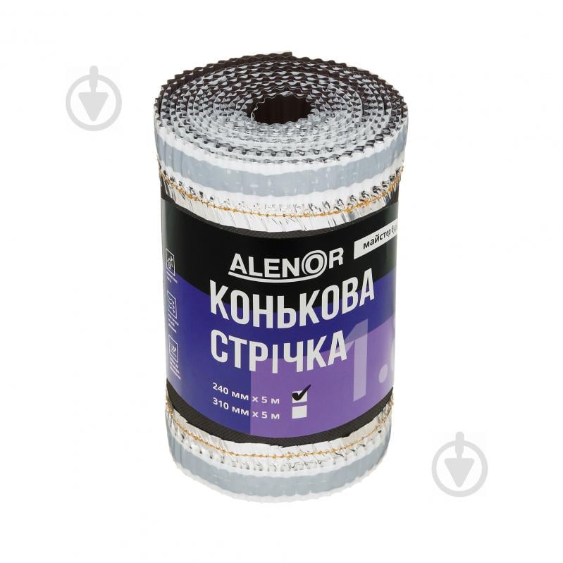 Стрічка Alenor гребнева 240 мм x 5 м коричнева - фото 1