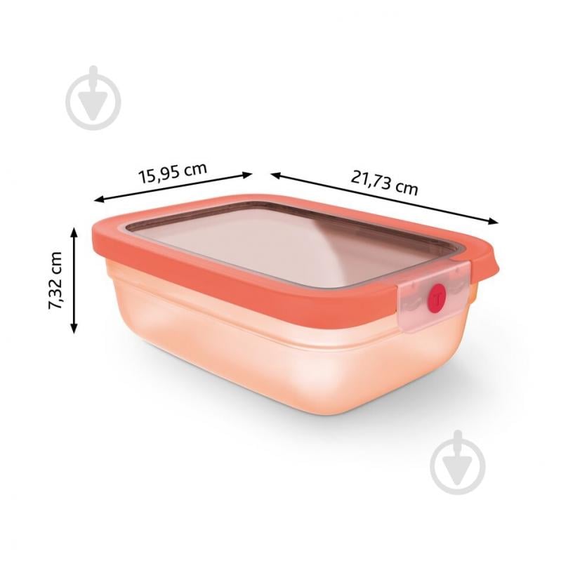 Контейнер із кришкою Tefal oneClick 1.2 л N1210810 - фото 9 Контейнер із кришкою Tefal oneClick 1.2 л N1210810 - фото 9