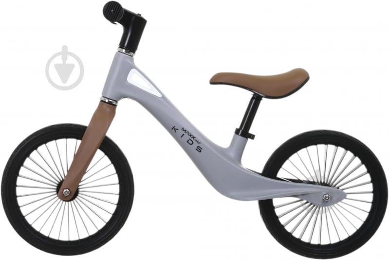 Беговел MaxxPro kids 12` серый - фото 1
