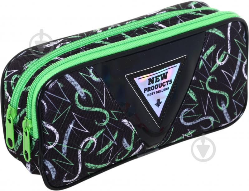 Пенал школьный Swift 21х10х5.5 см Nota Bene зеленый - фото 2 Пенал школьный Swift 21х10х5.5 см Nota Bene зеленый - фото 2