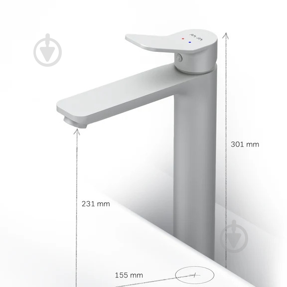 Смеситель для умывальника AM.PM FXA92033 X-Joy - фото 4 Смеситель для умывальника AM.PM FXA92033 X-Joy - фото 4