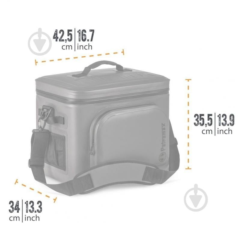 Термосумка Petromax Cooler Bag 22 л оливковая - фото 7
