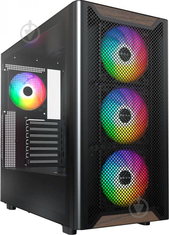 Корпус Montech XR WOOD Black - фото 1