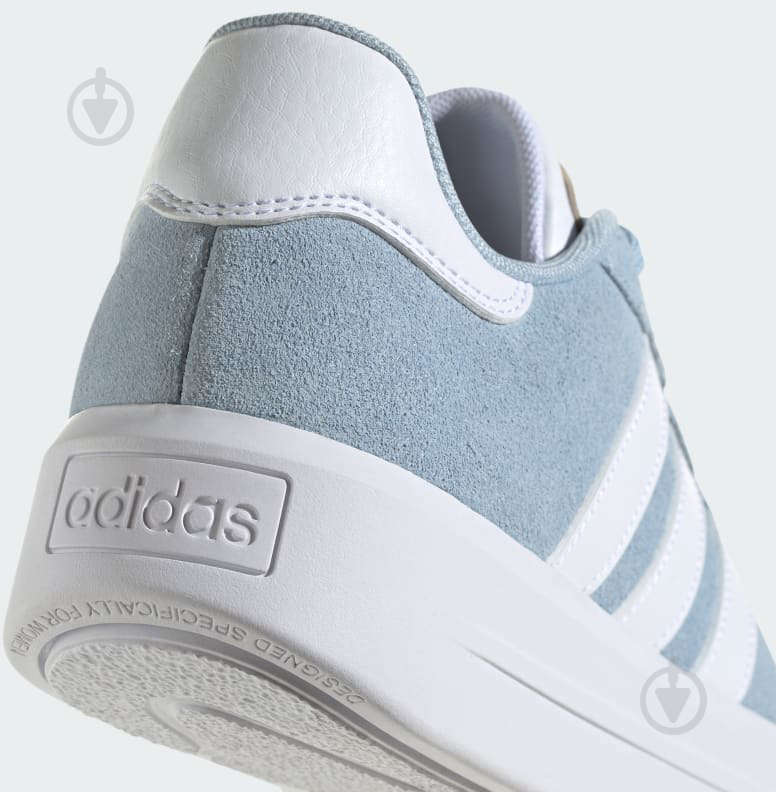 Кроссовки Adidas COURT PLATFORM SUED IG8612 р.40 2/3 синие - фото 7