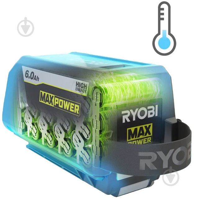 Батарея акумуляторна RYOBI 36,0V 6Ah Max Power RY36B60B High Energy 5133005912 - фото 6