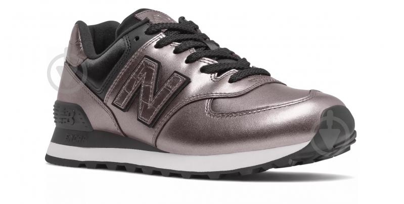 Кросівки жіночі демісезонні New Balance WL574PP2 р.36,5 сріблясті - фото 4