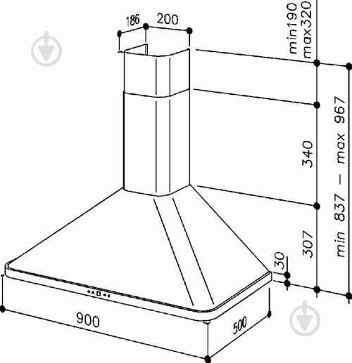 Вытяжка Kaiser A 9416 WBE - фото 8