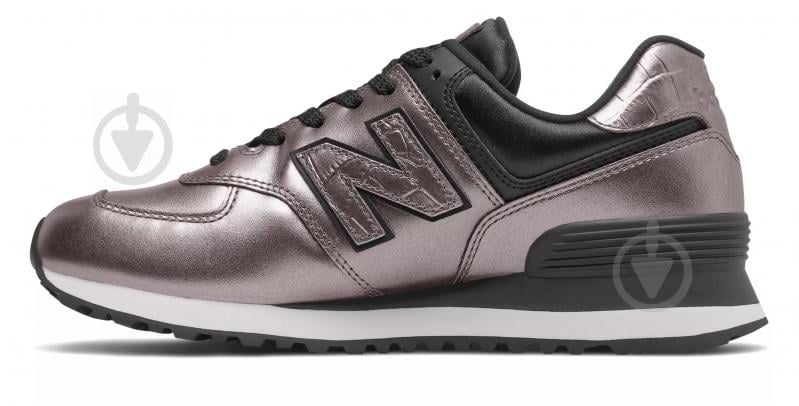 Кросівки жіночі демісезонні New Balance WL574PP2 р.37 сріблясті - фото 2