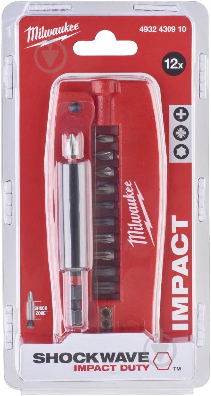 Набор бит Milwaukee 12 шт. 4932430910 - фото 1