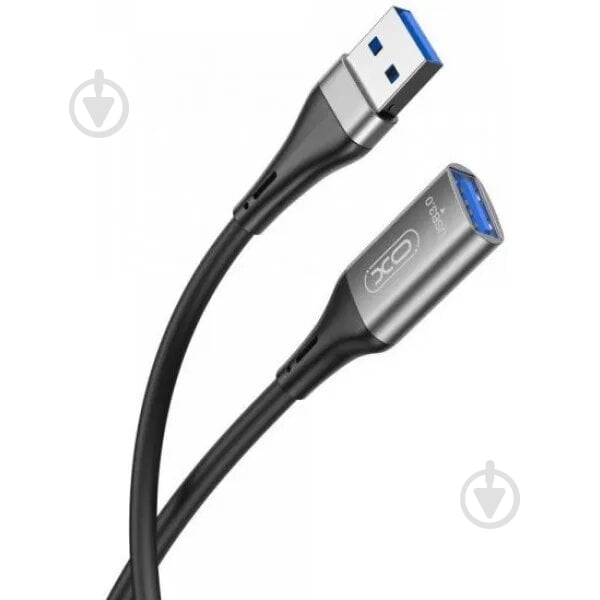 Кабель Xo USB A - USB A NB220 3 м black - фото 1