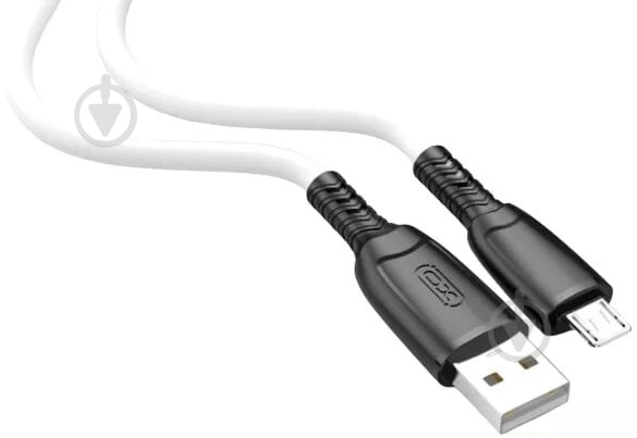 Кабель Xo USB A - Micro B NB247 6A 0,25 м white - фото 2