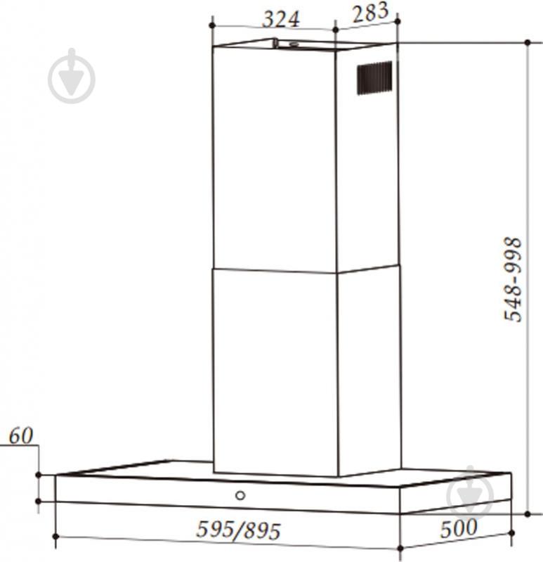 Вытяжка Zirtal Shape 60 BL - фото 6 Вытяжка Zirtal Shape 60 BL - фото 6