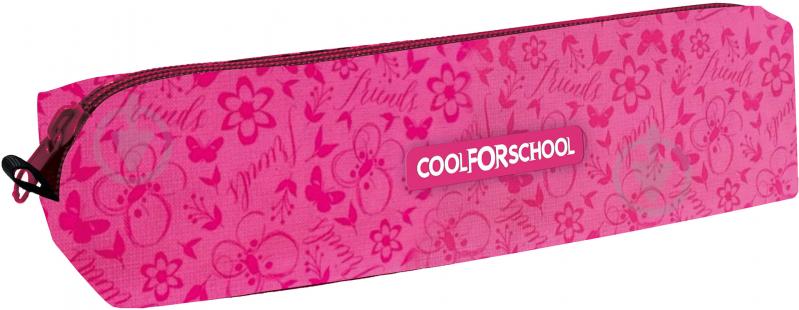 Пенал школьный мягкий Friends CF85211 Cool For School розовый с рисунком - фото 1