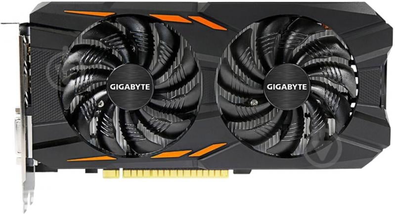 Видеокарта Gigabyte GeForce GTX 1050 WindForce 2GB GDDR5 128bit (GV-N1050WF2-2GD) - фото 1