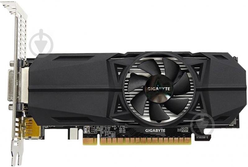 Видеокарта Gigabyte GeForce GTX 1050 Ti OC Low profile 4GB GDDR5 128bit (GV-N105TOC-4GL) - фото 1