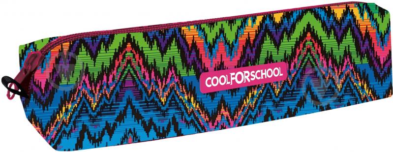 Пенал шкільний м'який Rainbow CF85212 Cool For School різнокольоровий принт - фото 1