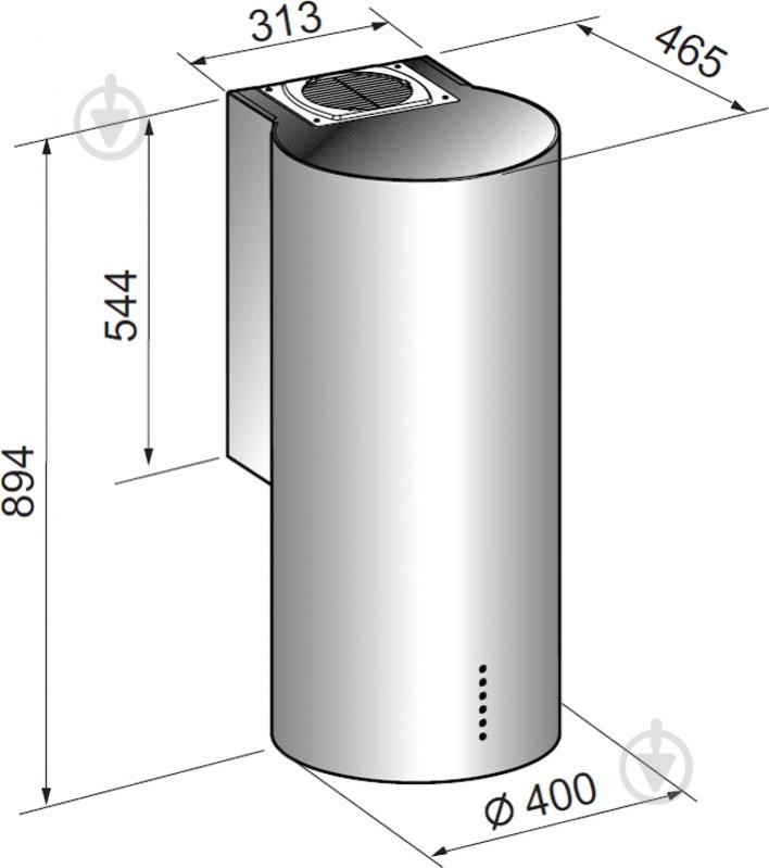 Вытяжка Zirtal KD-CL WH - фото 7
