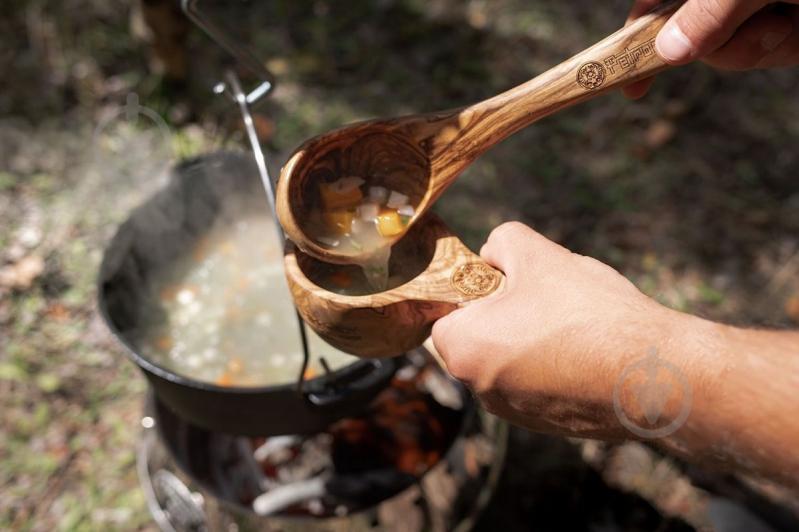 Черпак Petromax Ladle 60 мл оливковое дерево - фото 3