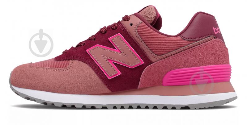 Кросівки жіночі зимові New Balance WL574WH2 р.37 бордові - фото 2